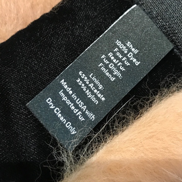 SURELL GENUINE CRYSTAL FOX FUR HEADBAND/COLLAR - Picture 6 of 11